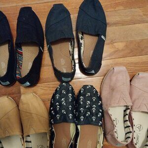 Collection of Tom's Womens Shoes Size 10